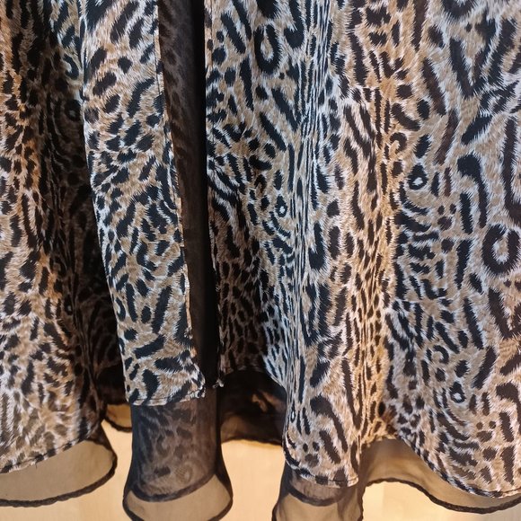 DELICATES Cheetah Print Babydoll Slip_Size Medium - Picture 7 of 7